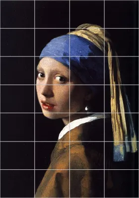 Girl in pearl earings